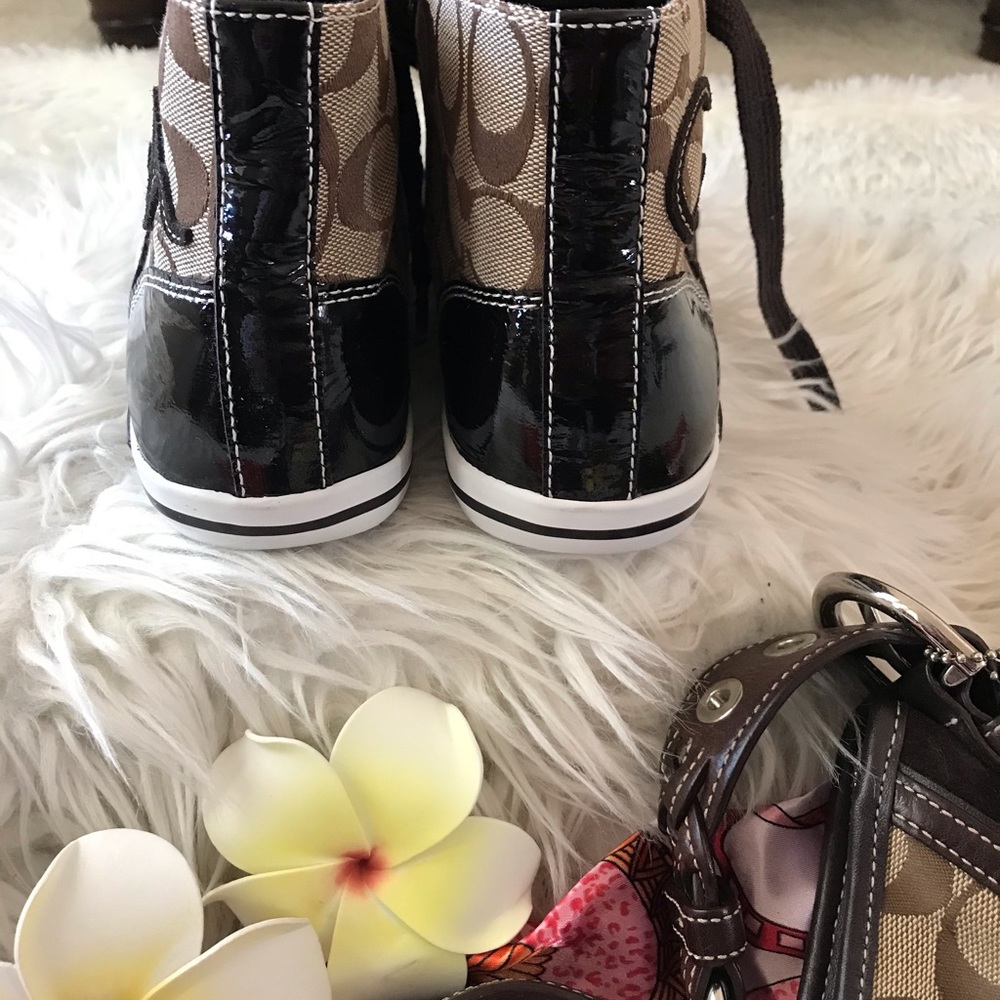 Authentic Coach BRANDI Q1083 signature high topten - Picture 7 of 12